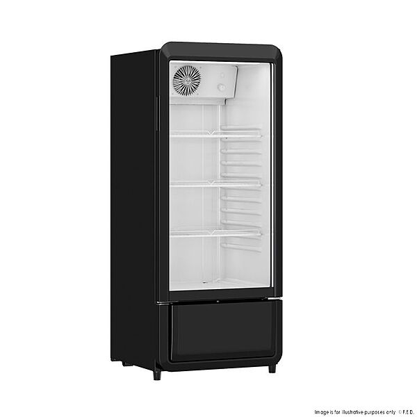 Thermaster Upright Glass Door Beverage Fridge - SDC-178B 