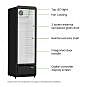 Thermaster Upright Glass Door Beverage Fridge - SDC-258B