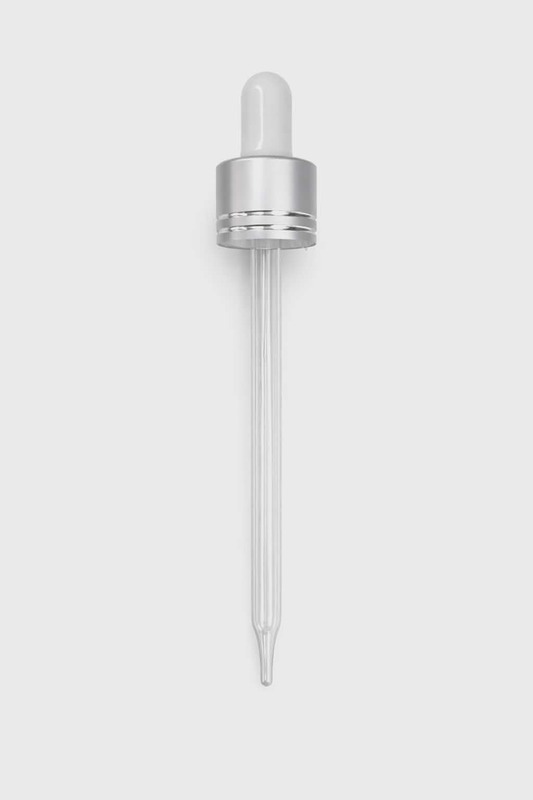Silver Dropper Top for 100ml Euro Bottle