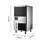 Blizzard Underbench Granular Ice Maker 60Kg - SN-068F