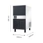 Blizzard Under Bench Ice Maker Air Cooled - SN-80P