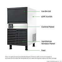 Blizzard Under Bench Ice Maker - Air Cooled - SN-120P