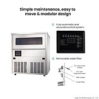 Blizzard Under Bench Ice Maker Air Cooled - SN-81B