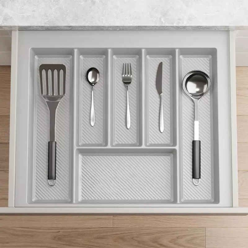 Velluto Cutlery Tray – White