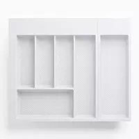 Velluto 650 mm Cutlery Tray – White
