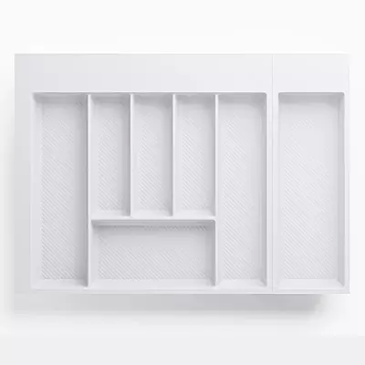 Velluto 750 mm Cutlery Tray – White