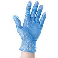 Vinyl P/F Gloves Blue, 100 pcs/box