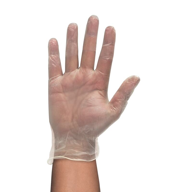Vinyl P/F Gloves Clear, 100 pcs/box