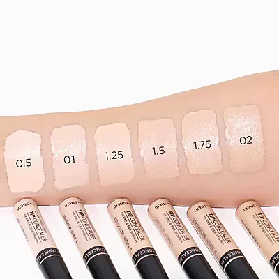 THE SAEM high coverage concealer tube on a white background